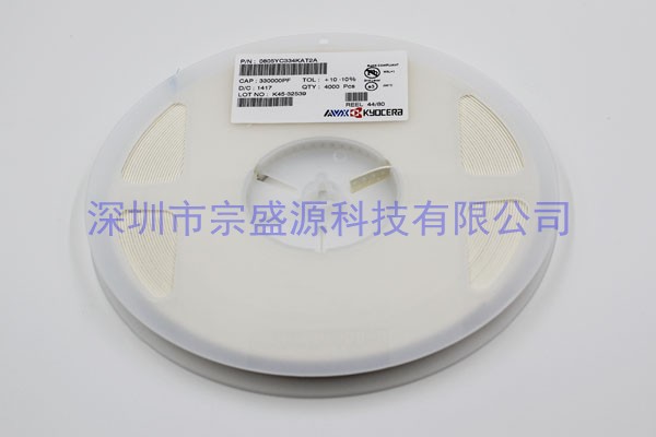 AVX陶瓷电容 0805 16V 0.33UF 0805YC334KAT2A